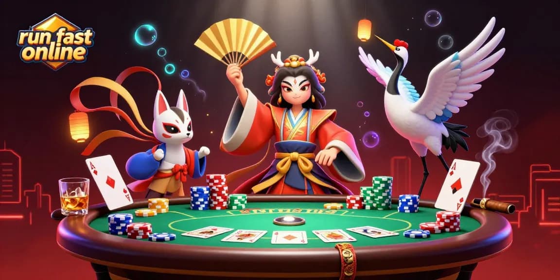Engage in run fast online gameplay with vibrant characters and electrifying poker dynamics.