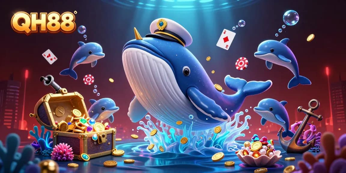 Experience thrilling gameplay at QH88 with exciting fish shooting games and vibrant characters.