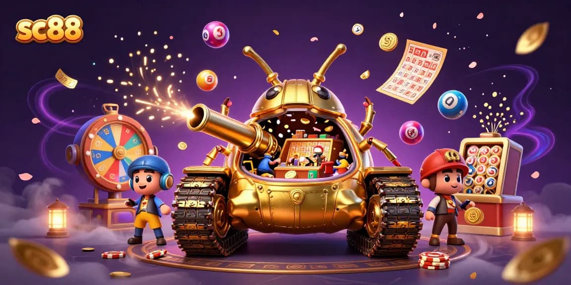 Experience thrilling gameplay at sc88 with a vibrant casino world featuring colorful lottery elements and dynamic winning chances.