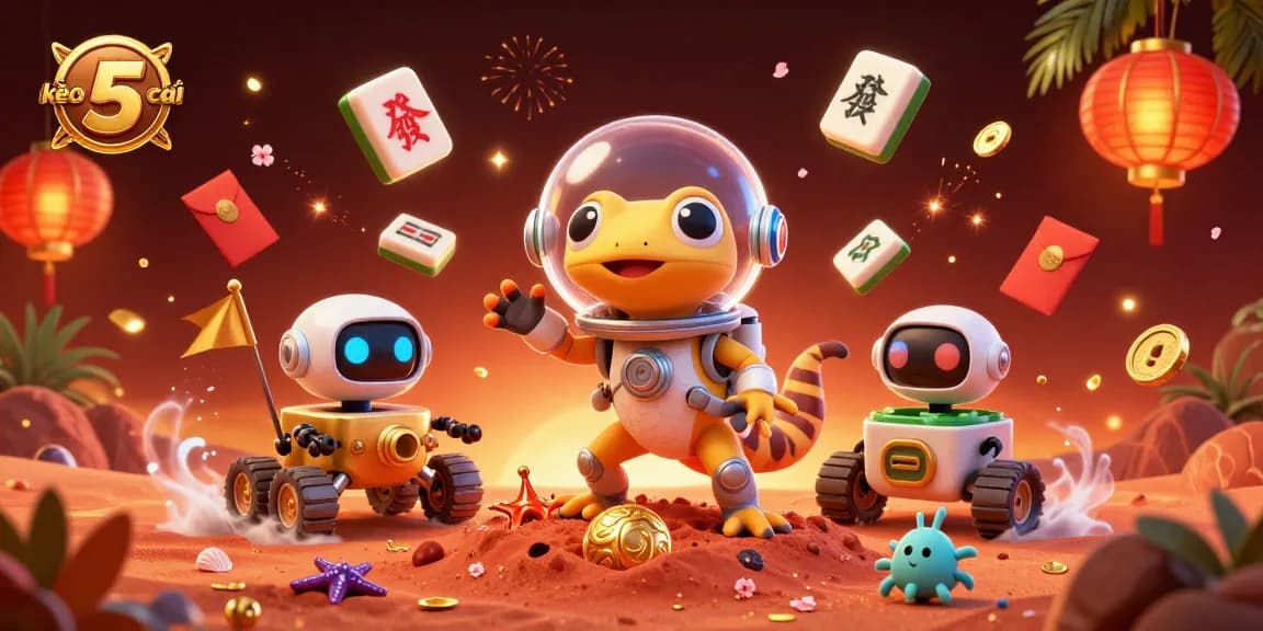 Engage with kèo nhà cái 5 as a Martian gecko uncovers a hidden casino adventure