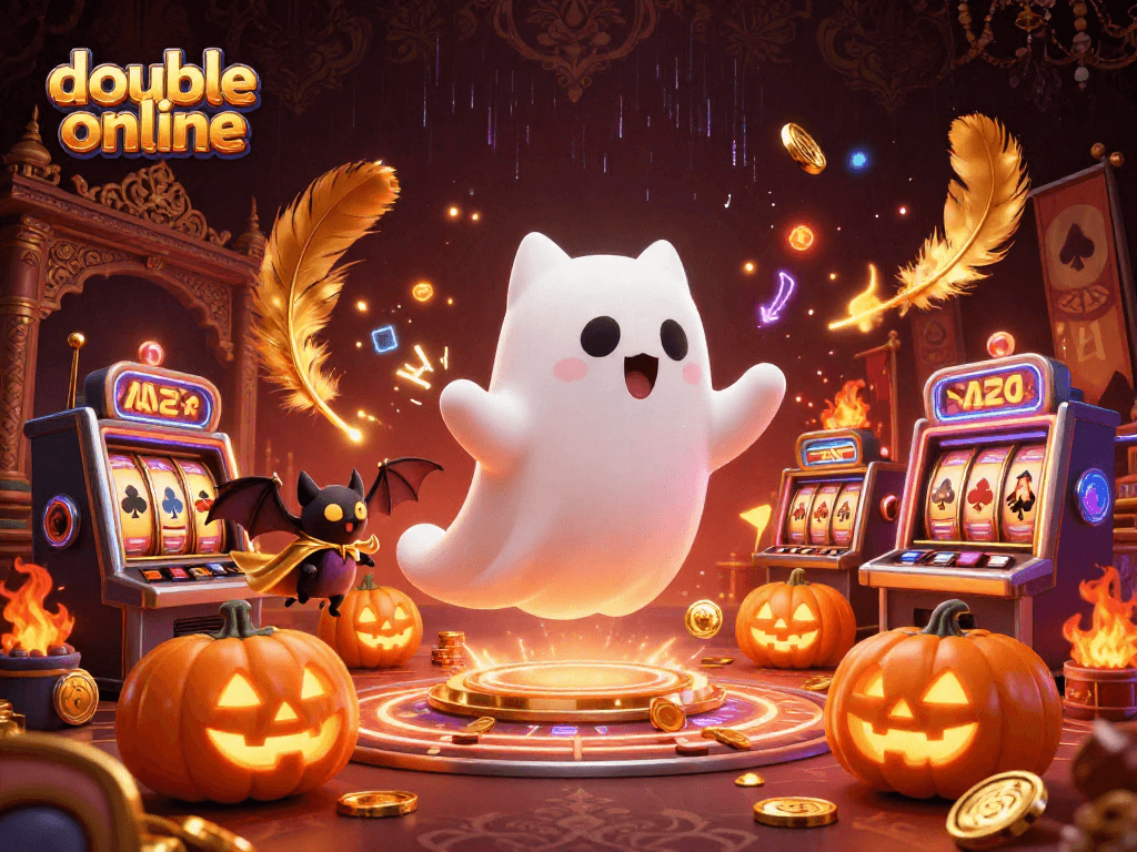 Experience the enchantment of double online through an interactive casino adventure with ghostly characters.