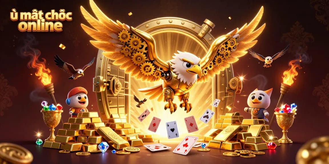 Experience excitement with the cybernetic golden eagle in the ultra-rich scene of ù mạt chược online.