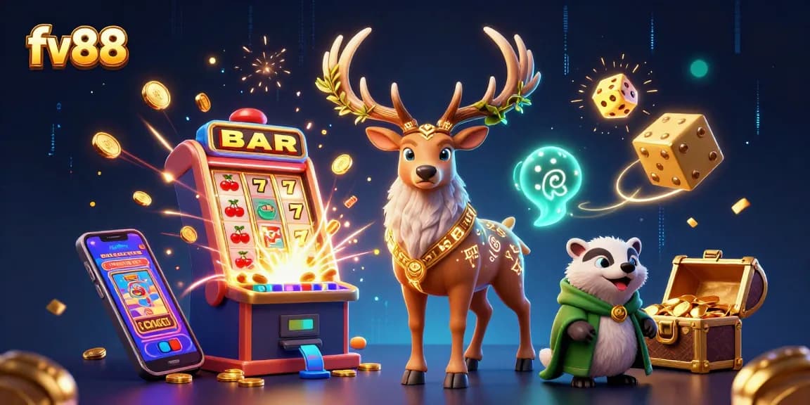 Spin the reels at fv88's vibrant online casino bursting with jackpot excitement and game variety.