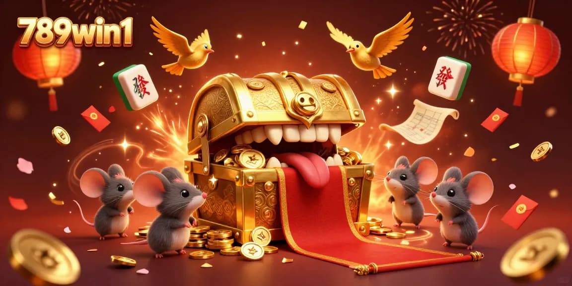 Join the excitement of 789win1 with captivating gaming elements, treasures, and a festive atmosphere.