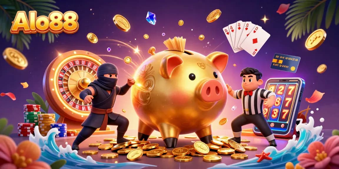 Alo88 engages players in thrilling 3D casino action with vibrant characters and dynamic game elements.