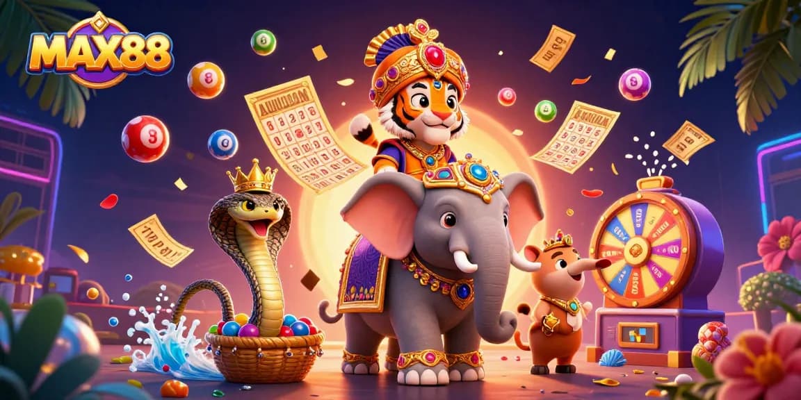 Engage in winning strategies at MAX88 with exciting lottery games and vibrant visuals.