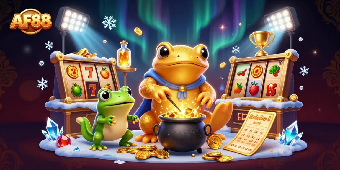 Experience the vibrant AF88 casino adventure with dynamic slot action and magical elements.