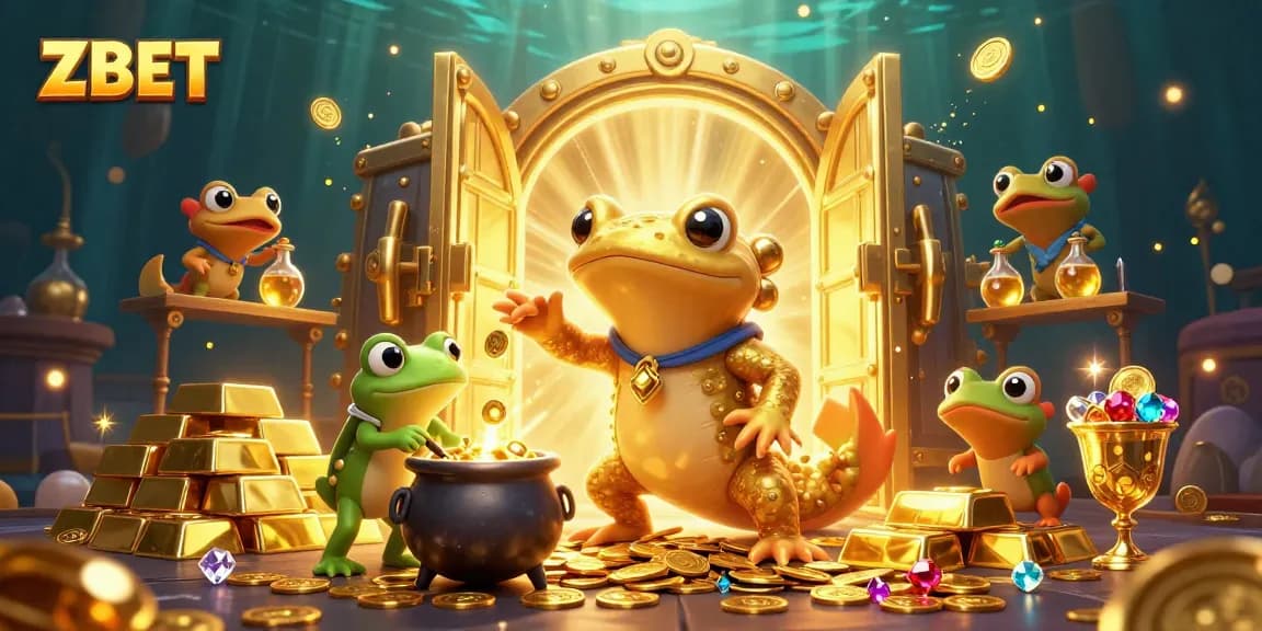 ZBET's vibrant casino adventure immerses players in gold-filled excitement.