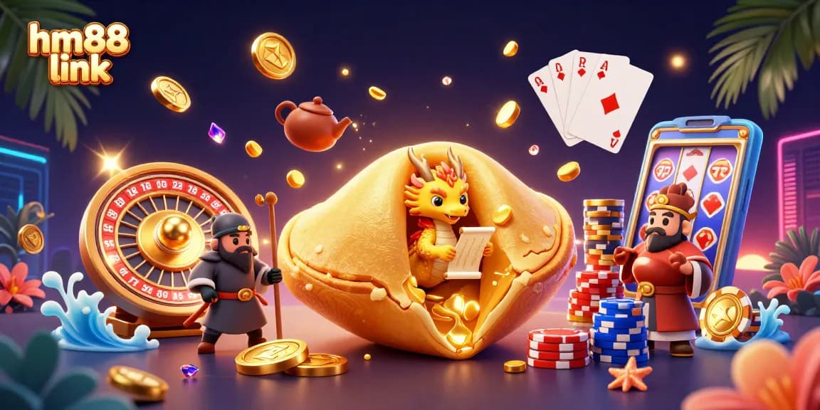 Experience winning excitement and adventure with hm88 link in this vibrant casino scene.