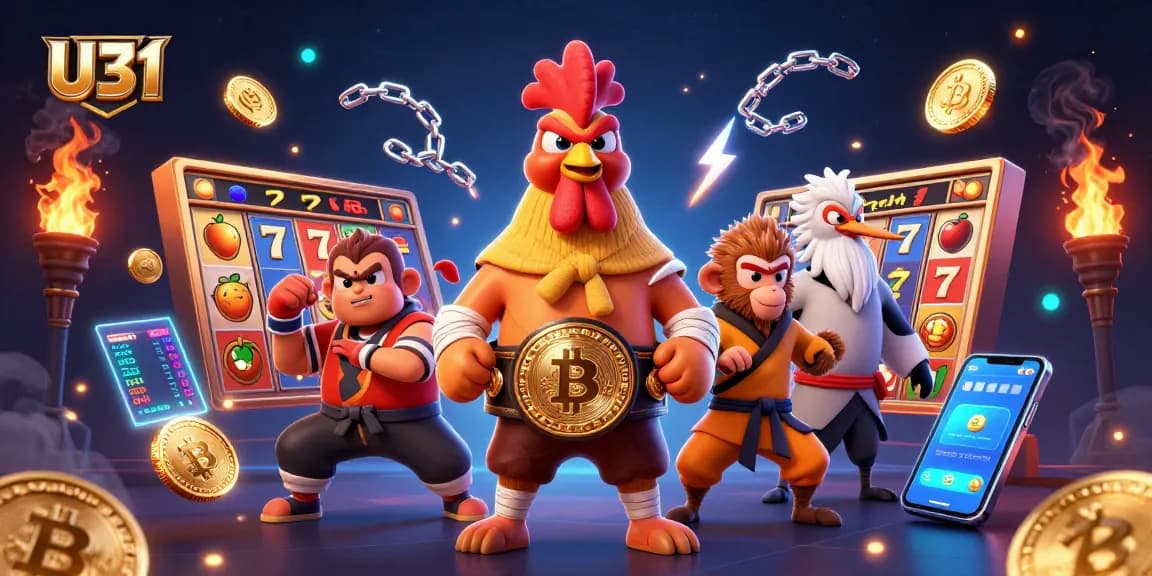 Experience the excitement of U31's vibrant slot games with dynamic characters and rich visuals.