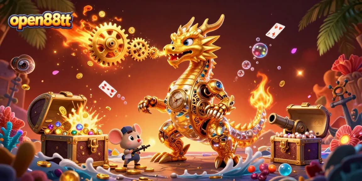 Engage with thrilling gameplay at open88tt while exploring a world of vibrant dragons and treasures.