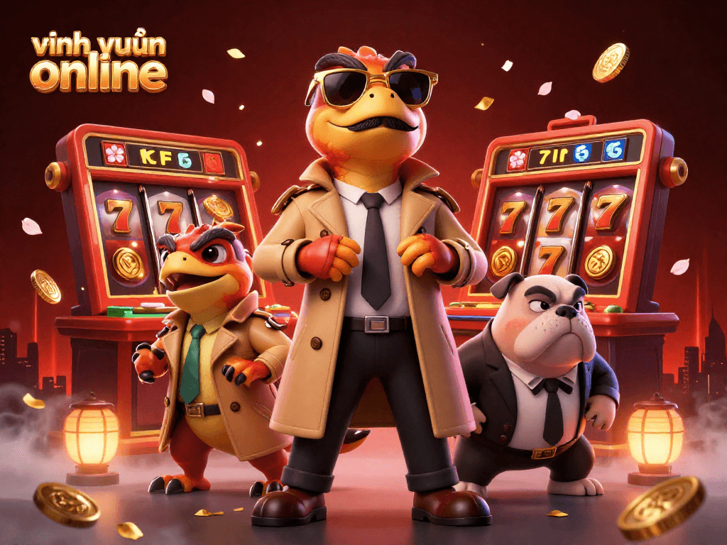 Engage in thrilling gameplay with vĩnh xuân online as raptors attempt to enter a VIP casino lounge.