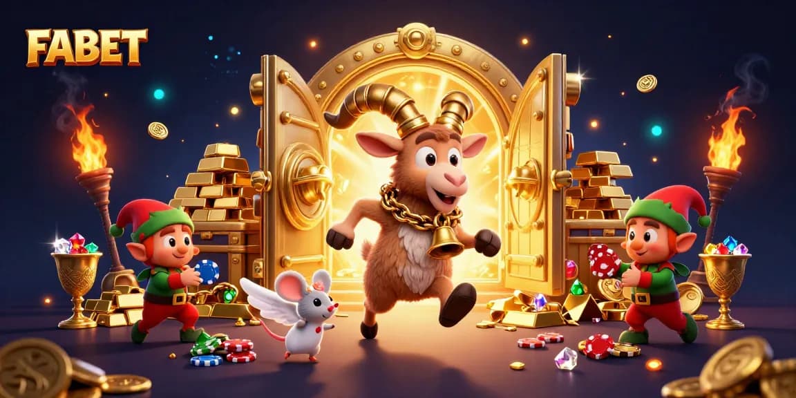 FABET engages players with a thrilling casino fantasy featuring a Krampus goat and festive chaos.