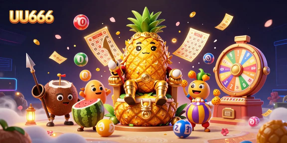Players can experience thrilling wins at UU666's vibrant casino environment filled with colorful lottery elements.