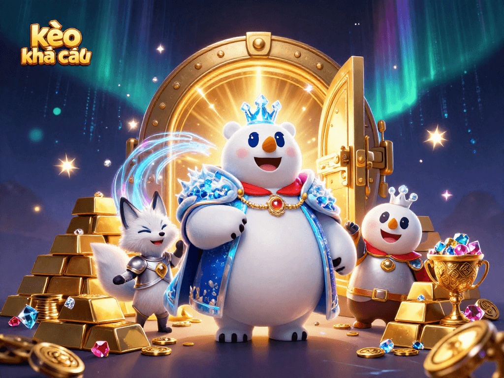 Engage with kèo nhà cái's thrilling casino adventure featuring an ice king and treasures!