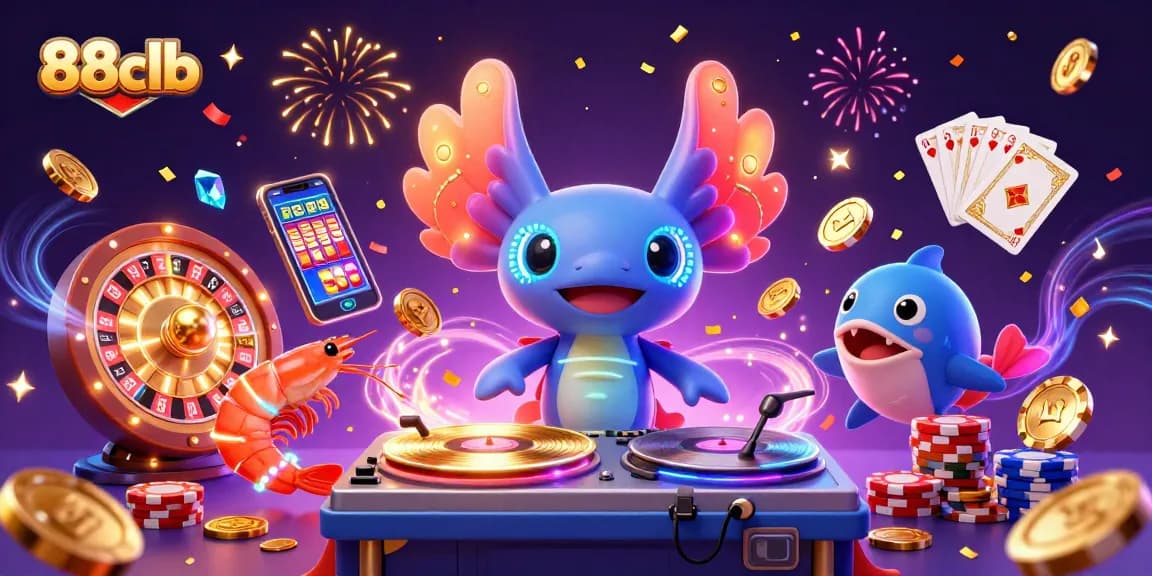 Experience thrilling action at 88clb with colorful characters and dazzling casino elements.