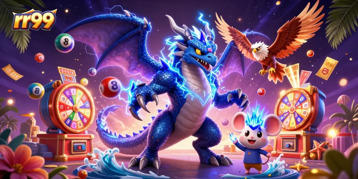 Explore the electrifying world of rr99 with a thunder dragon and thrilling lottery elements.