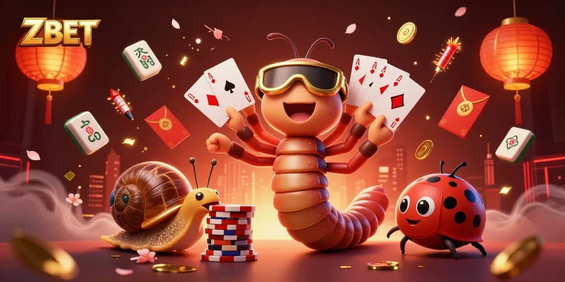ZBET offers thrilling gameplay with a cartoon dealer, high-roller, and excitement in a vibrant casino scene.
