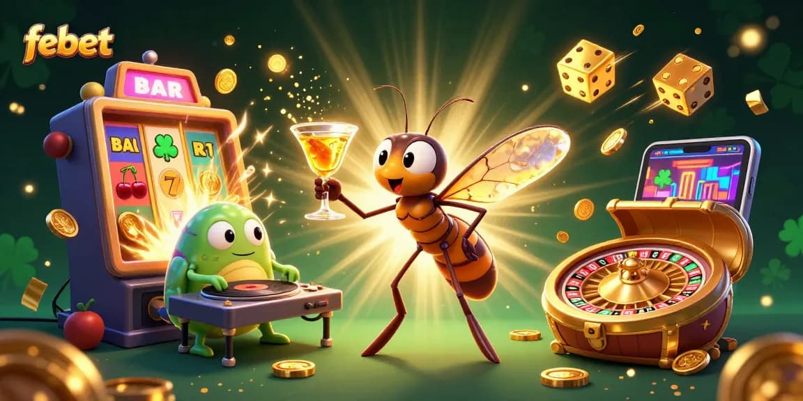 Spin the golden roulette wheel with febet's thrilling casino experience and vibrant gaming elements.