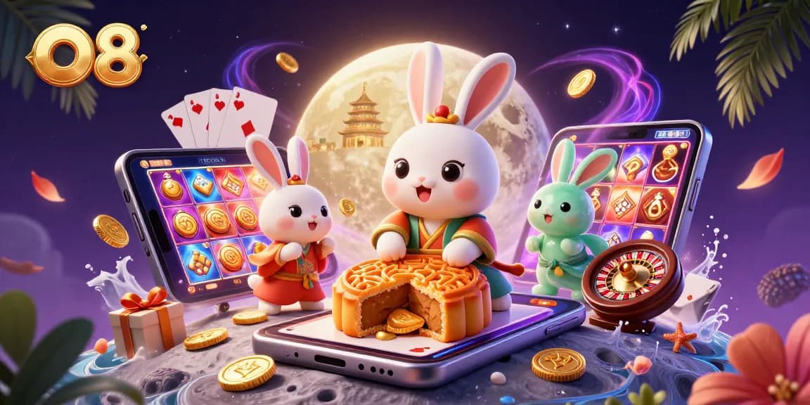 Experience thrilling moments with O8's engaging casino games featuring vibrant characters and lively action.