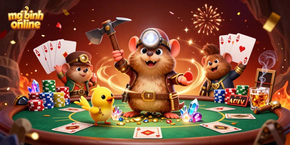 Engage in strategic gameplay and win big with mậu binh online in this vibrant casino scene.