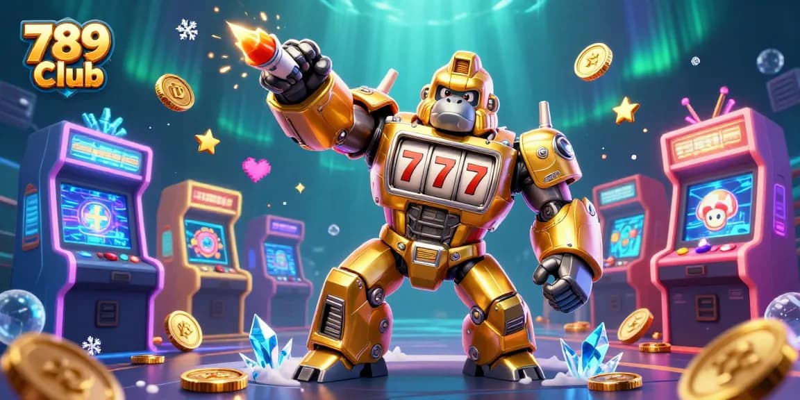 Engage in gaming thrills at 789 Club with vibrant arcade elements and dynamic casino action.