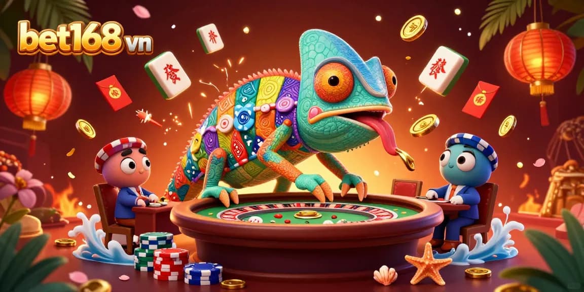 Engage in thrilling gameplay at bet168 vn with vibrant casino scenes filled with excitement.