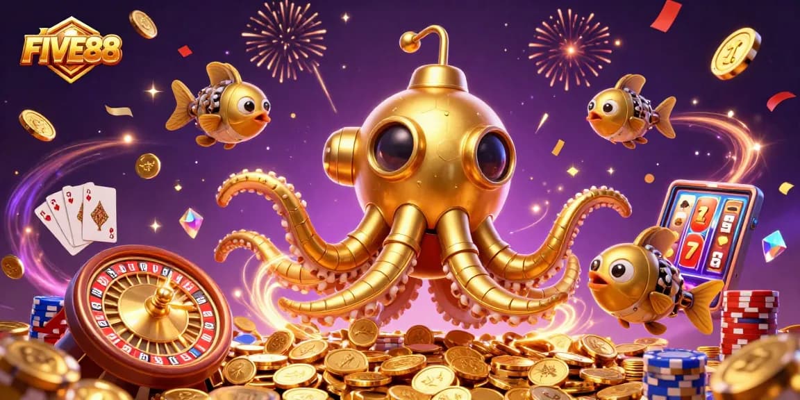 Play and win at FIVE88 with an engaging 3D casino experience filled with excitement.