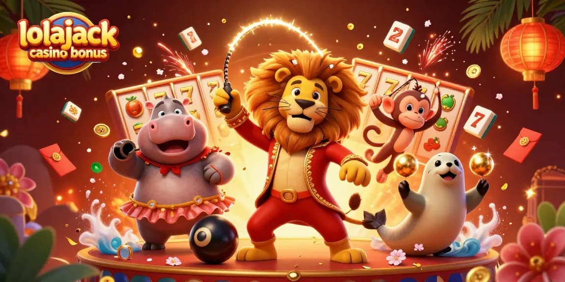 Experience the excitement of the lolajack casino bonus with thrilling characters and vibrant gaming elements.