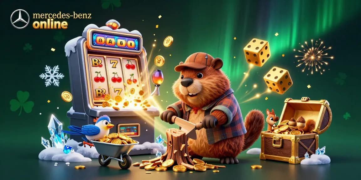 Experience big wins with mercedes-benz online in a vibrant slot machine showdown.