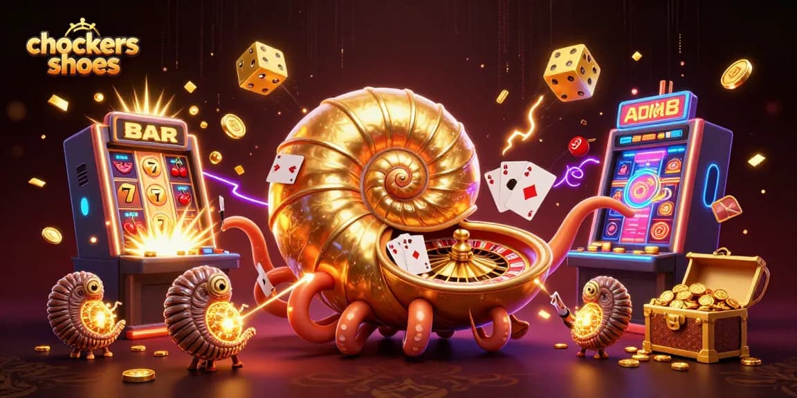 Experience the thrill of chockers shoes in a vibrant casino scene with exciting game elements.