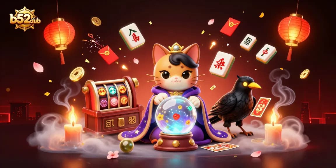 Experience thrilling gameplay at b52club with vibrant casino elements and enchanting characters.