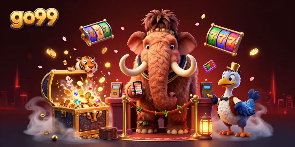 Experience the immersive go99 gaming universe with vibrant characters and thrilling casino elements.