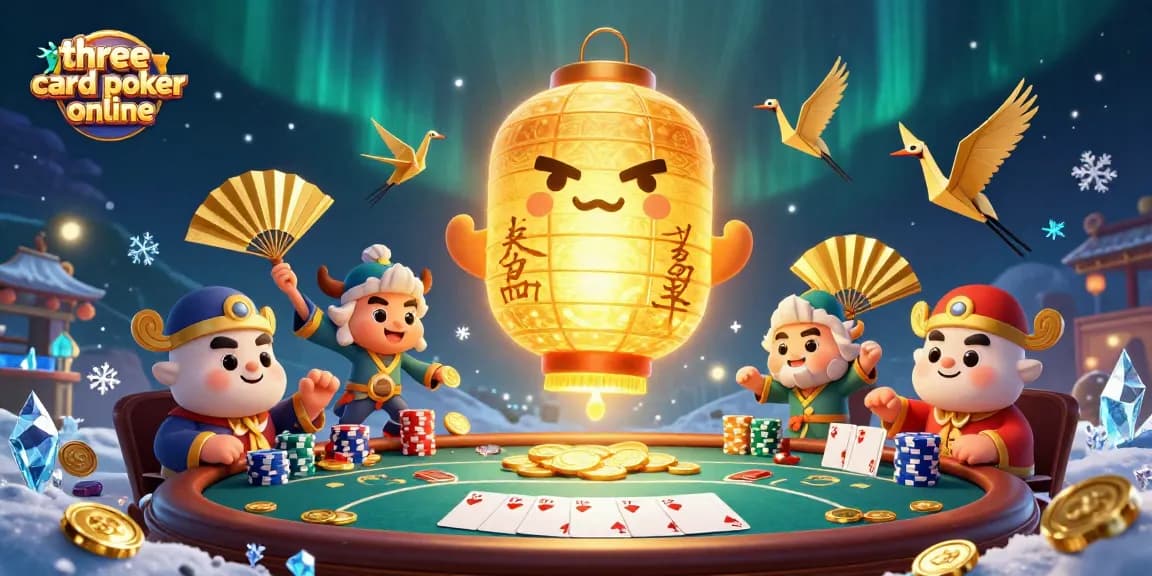 Experience three card poker online with immersive gaming elements and vibrant characters in a dynamic casino setting.