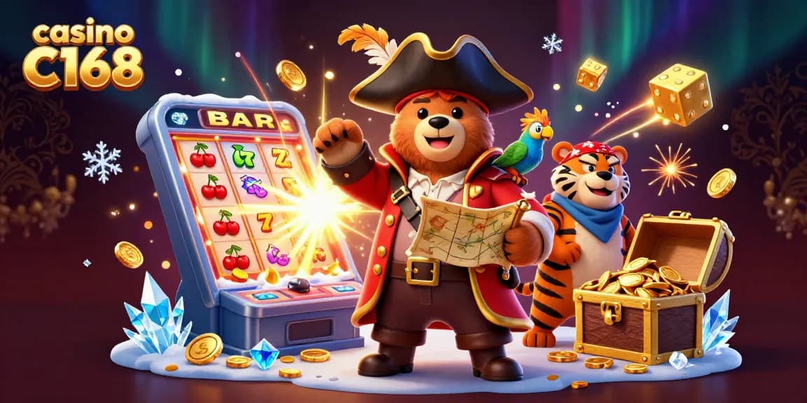 Join the fun at casino C168 with iconic characters and exciting jackpots!