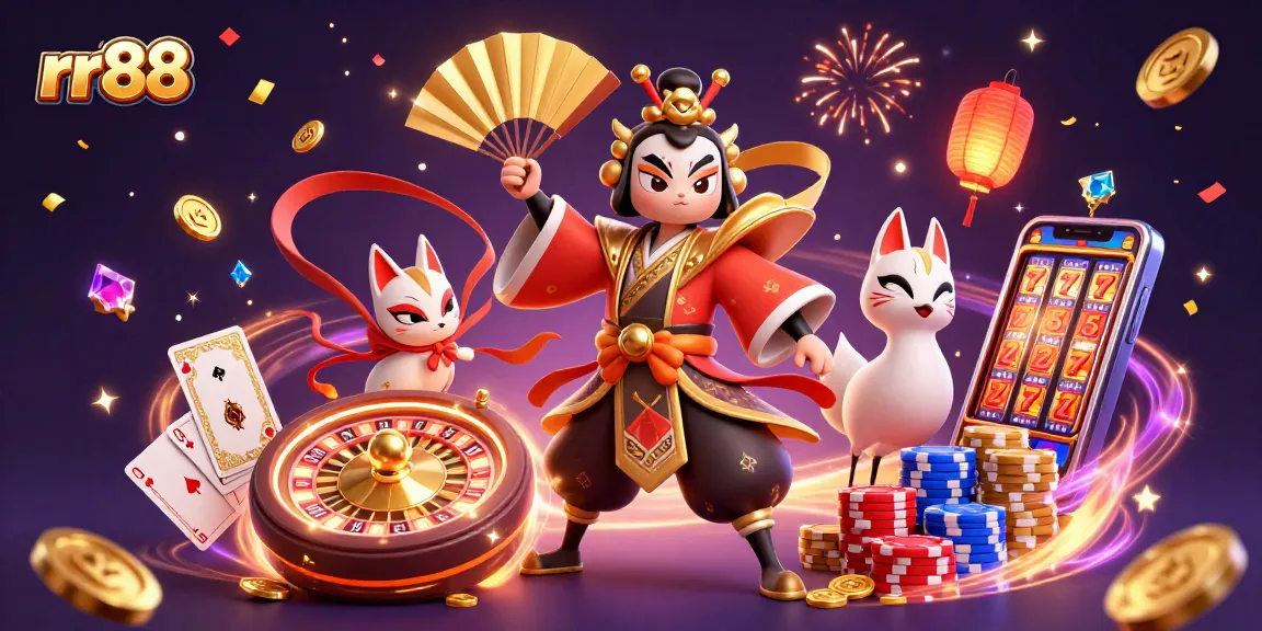 Experience exciting gameplay as rr88 brings luck with vibrant casino elements around dynamic characters.