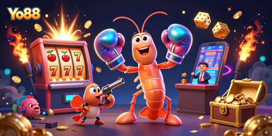 Engage in thrilling animated action with Yo88's 3D casino characters and dynamic game elements.