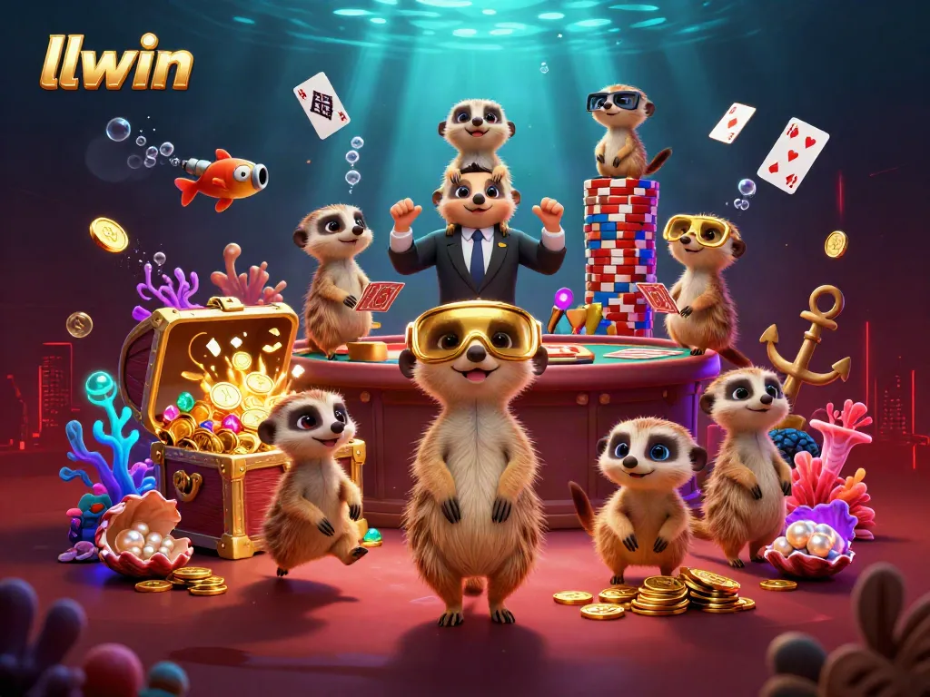 Experience thrilling gameplay at llwin where meerkats run a bustling casino filled with treasures.