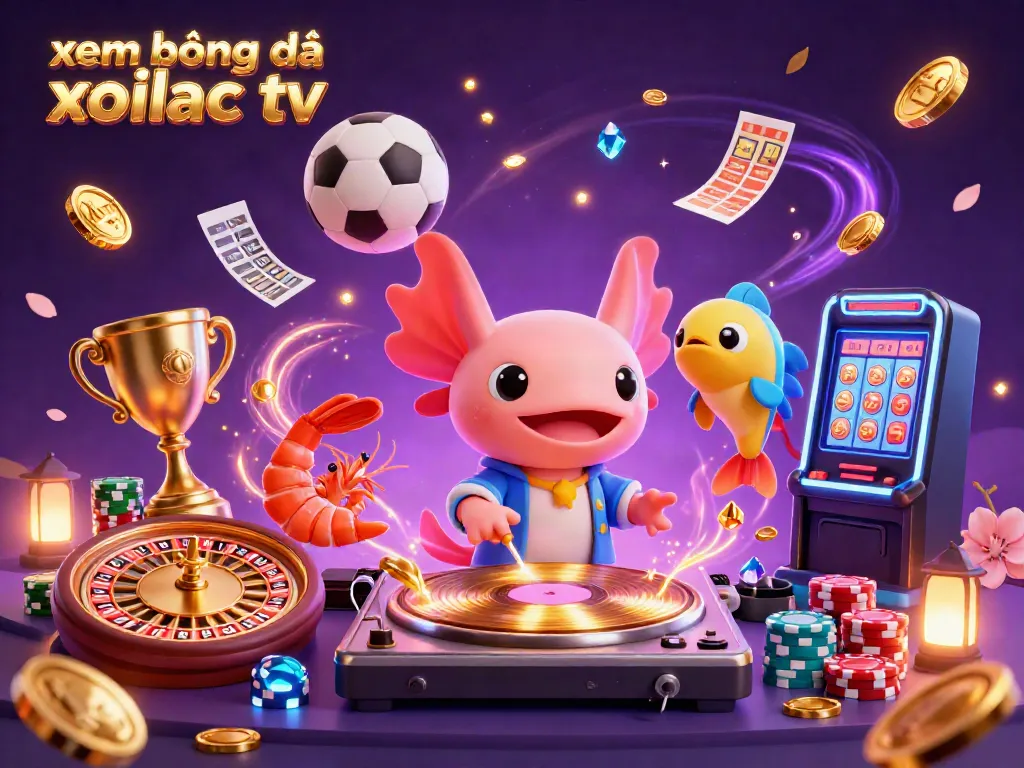 Experience the thrill of xem bóng đá xoilac tv with a vibrant underwater DJ and sports betting action.