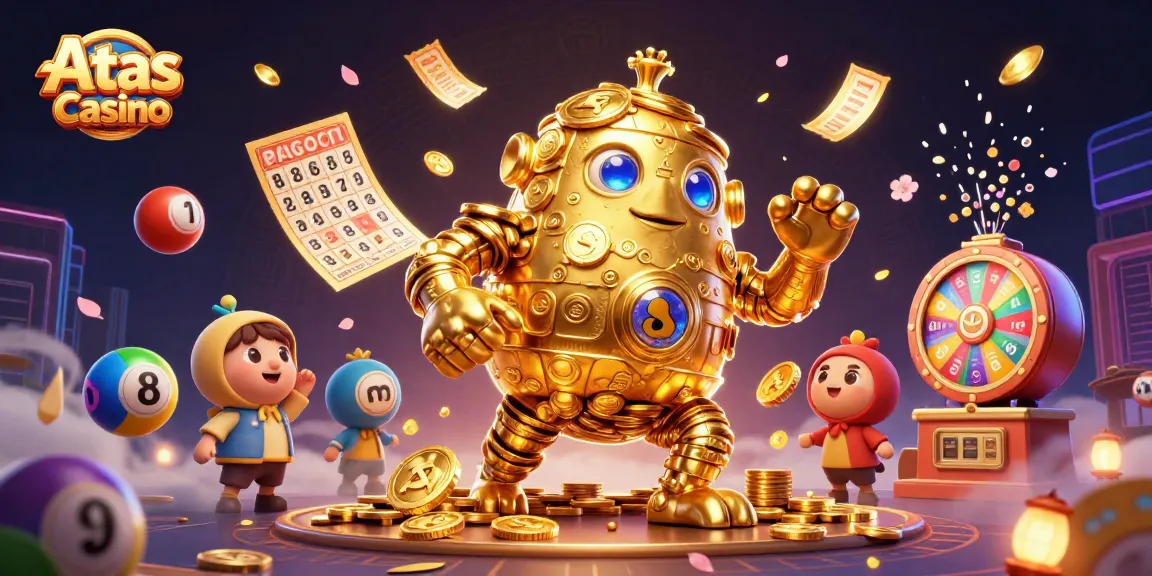 Atas Casino offers exciting lottery themes with colorful dynamics and engaging game elements.