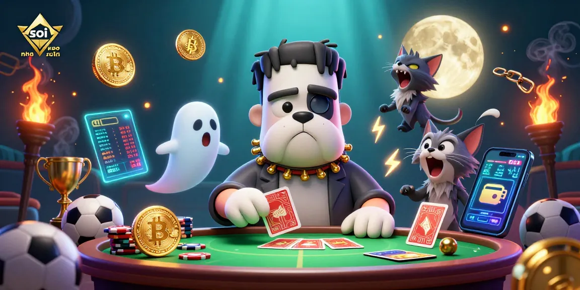 Join in the excitement of soi keo nha cai with dynamic sports betting elements in an engaging 3D scene.
