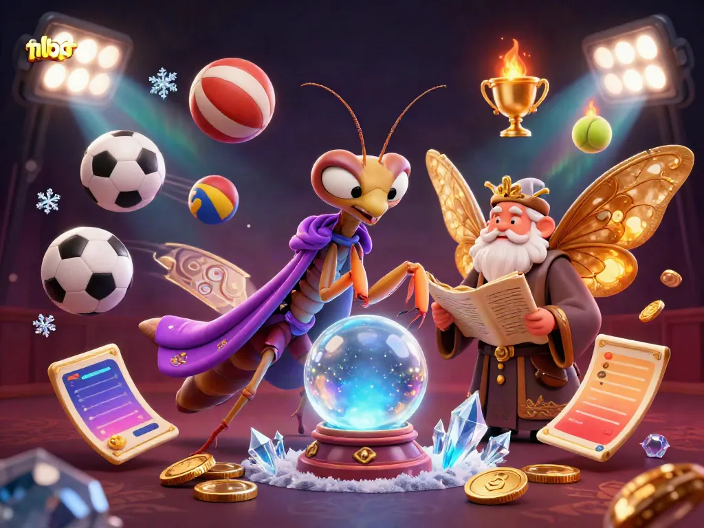 Engage in dynamic betting experiences at fabet with colorful sports elements and mystical characters.