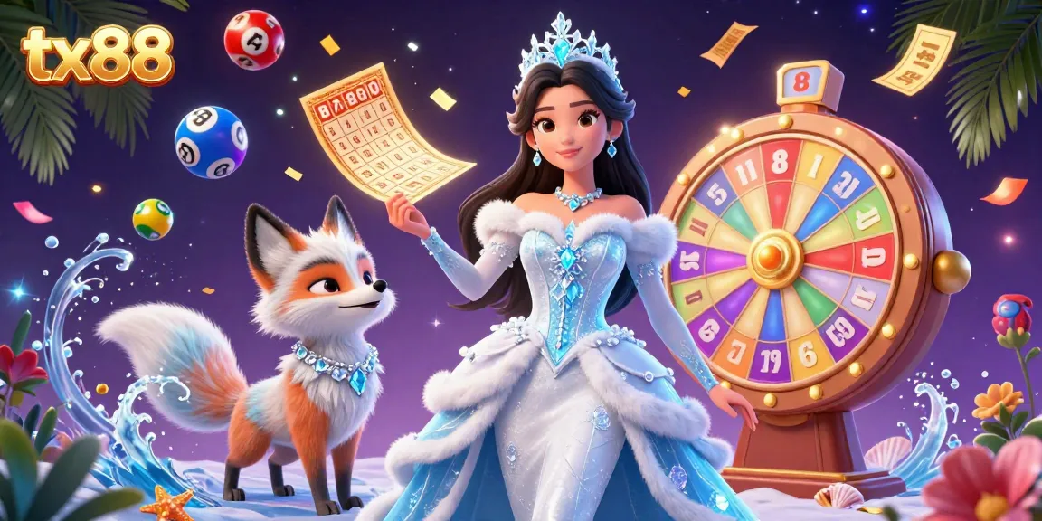Engage in thrilling casino action with tx88 as the ice queen wins lottery balls amidst dynamic prizes.