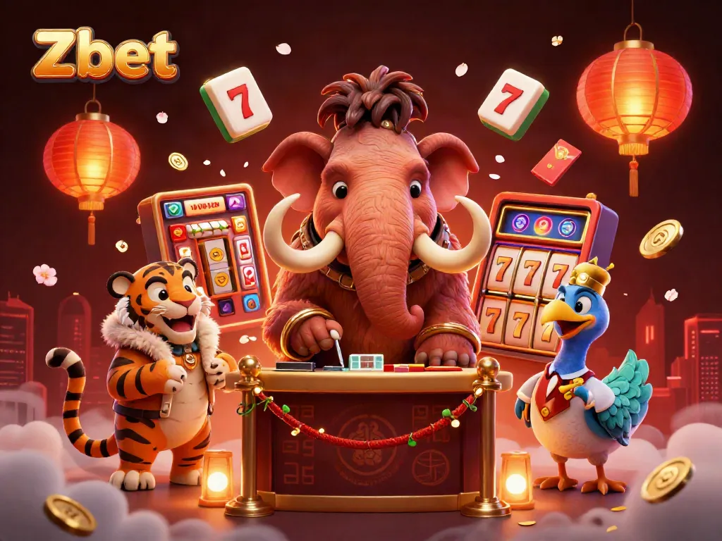 Experience the lively Zbet casino atmosphere with vibrant characters and rich gaming elements.