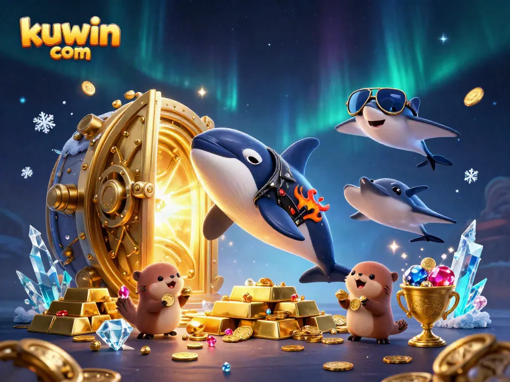 Engage in thrilling gaming adventures at kuwin com with dynamic illustrations of underwater fun.