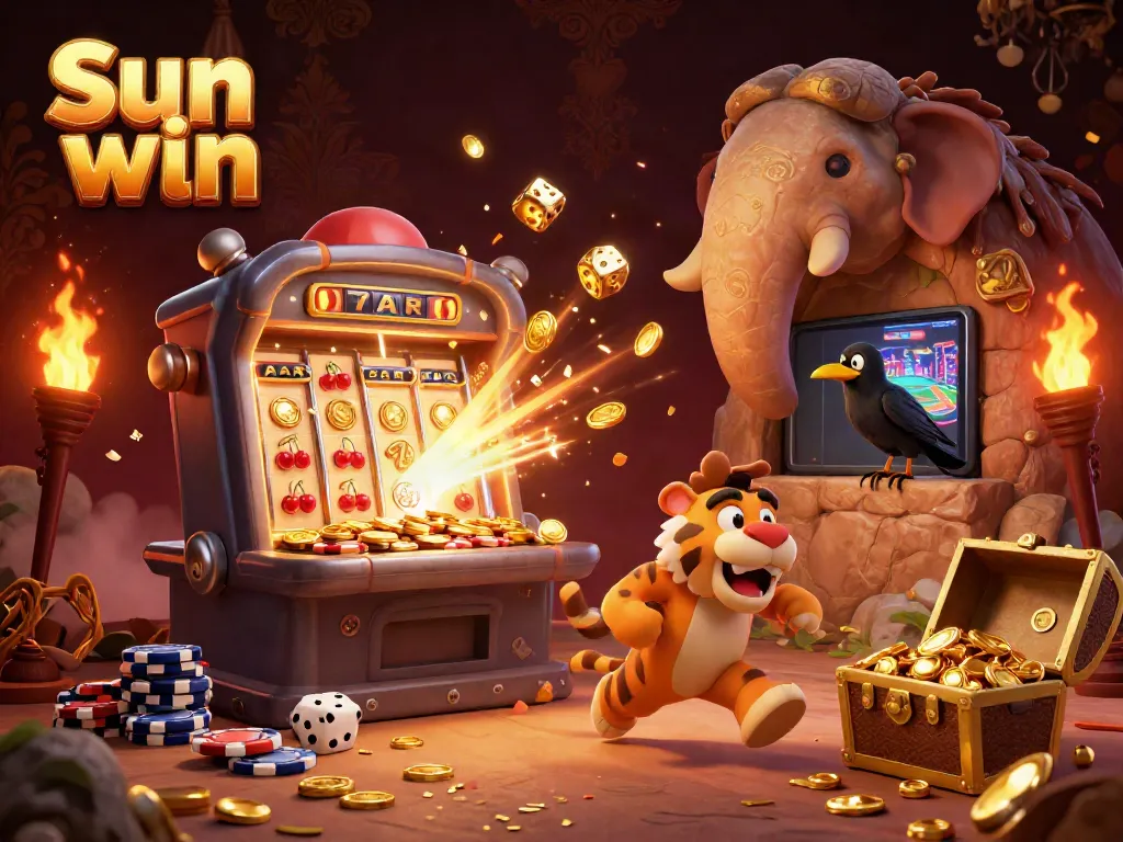 Play exciting games and win at the Sun win casino with immersive 3D graphics and vibrant elements.