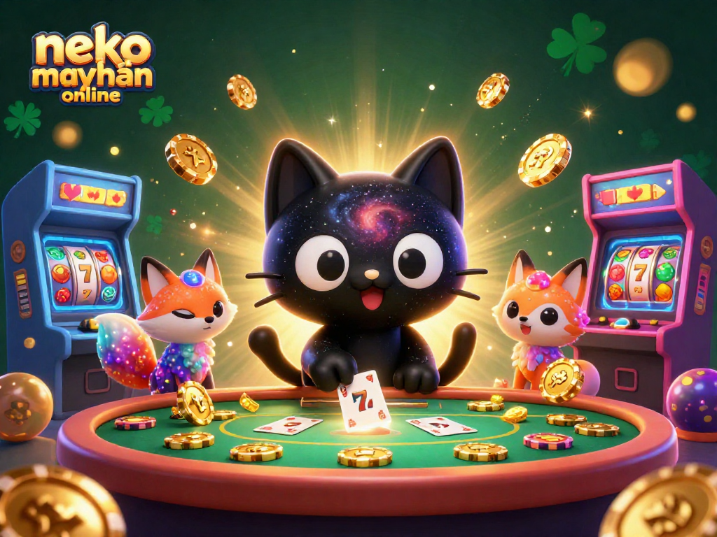 Engage in thrilling adventures with neko may mắn online, featuring a cosmic casino realm with captivating game elements.