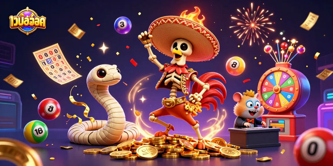 Enjoy spinning the เว็บสล็อต reels with vibrant characters, colorful balls, and festive elements!