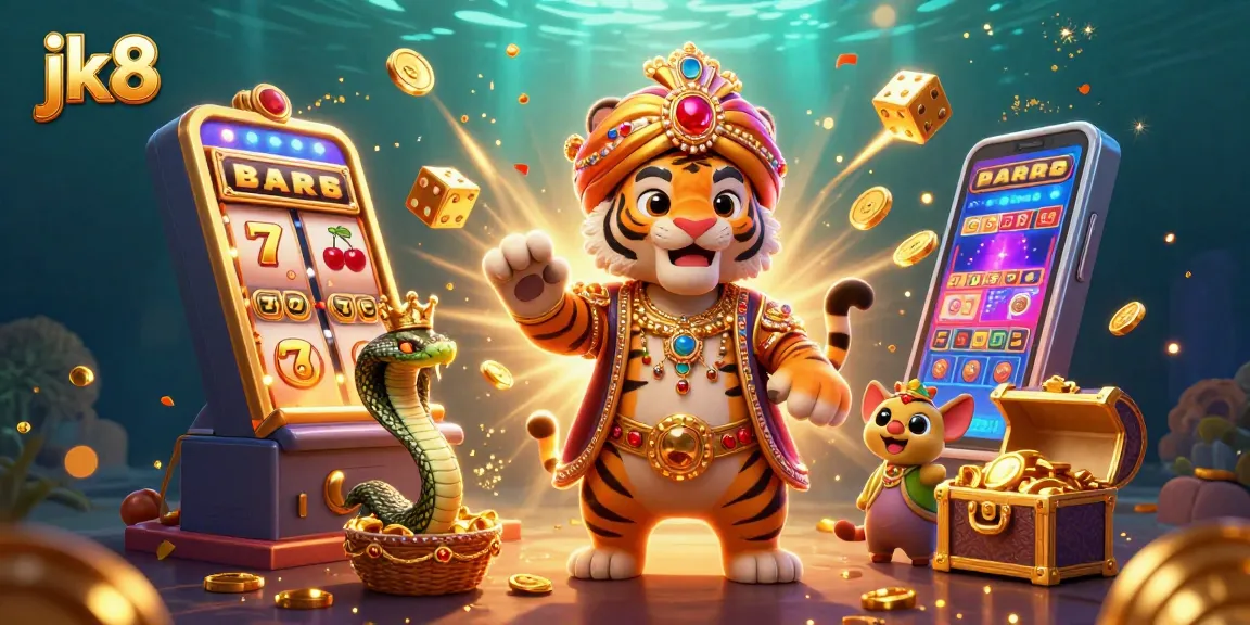 Experience thrilling jackpots at jk8 with vibrant 3D casino characters and exciting gaming elements.