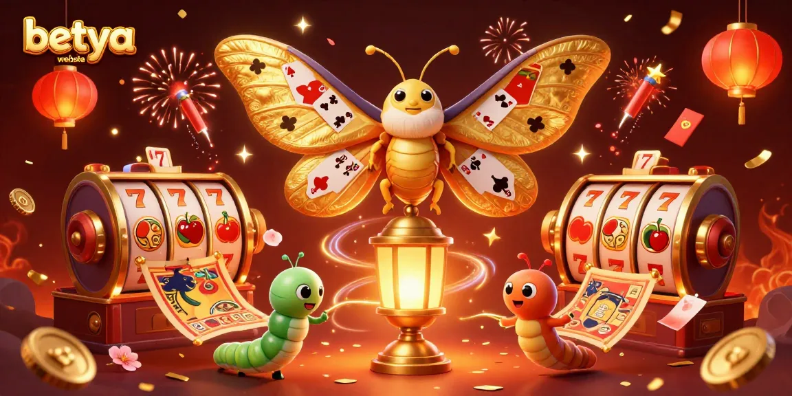 Experience the thrill at betya website with dynamic slot games and festive casino scenes.
